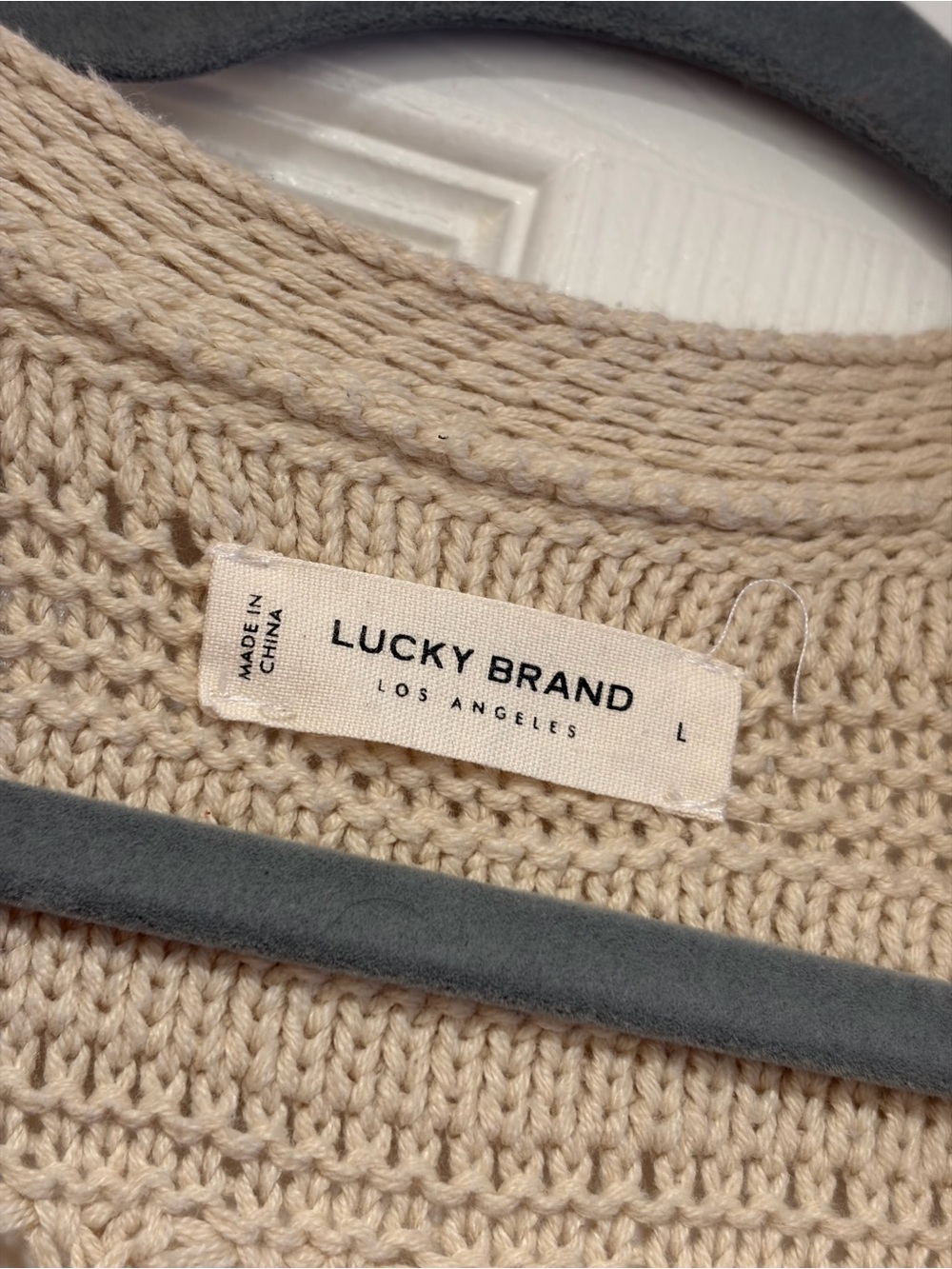 Lucky Brand crochet knit cardigan - Picture 4 of 5